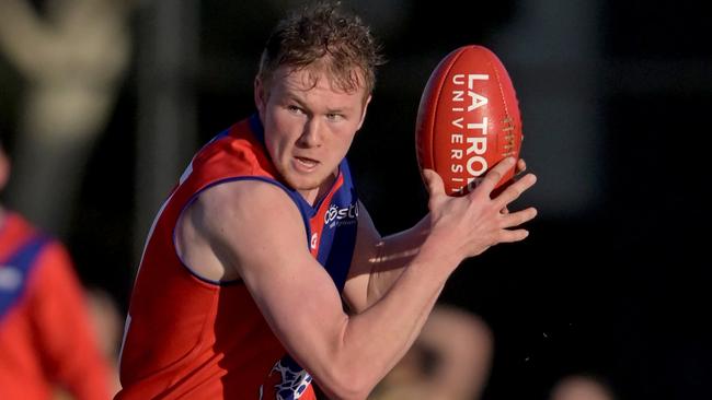 Matthew Bawden in action for Mernda. Picture: Andy Brownbill