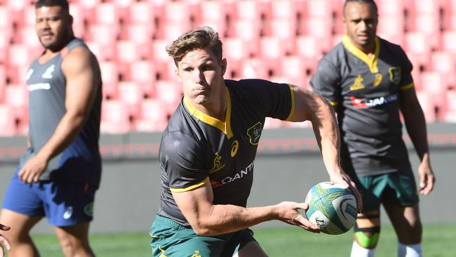 Wallabies skipper Michael Hooper will make his first Test appearance at Ellis Park.