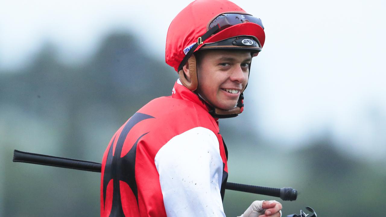 Andrew Adkins has a good book of rides at Hawkesbury. Picture: AAP Image