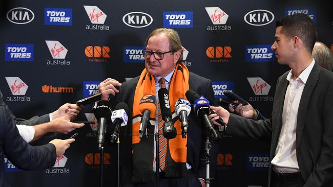 Former GWS head coach Kevin Sheedy. AAP Image/Joel Carrett.