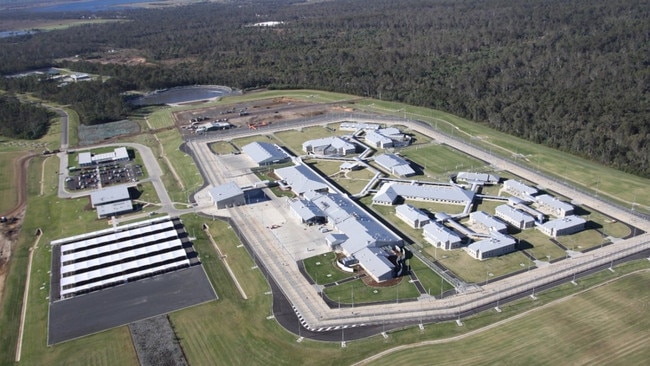 Aerial footage of existing Southern Queensland Correctional Centre. Photo: QCS