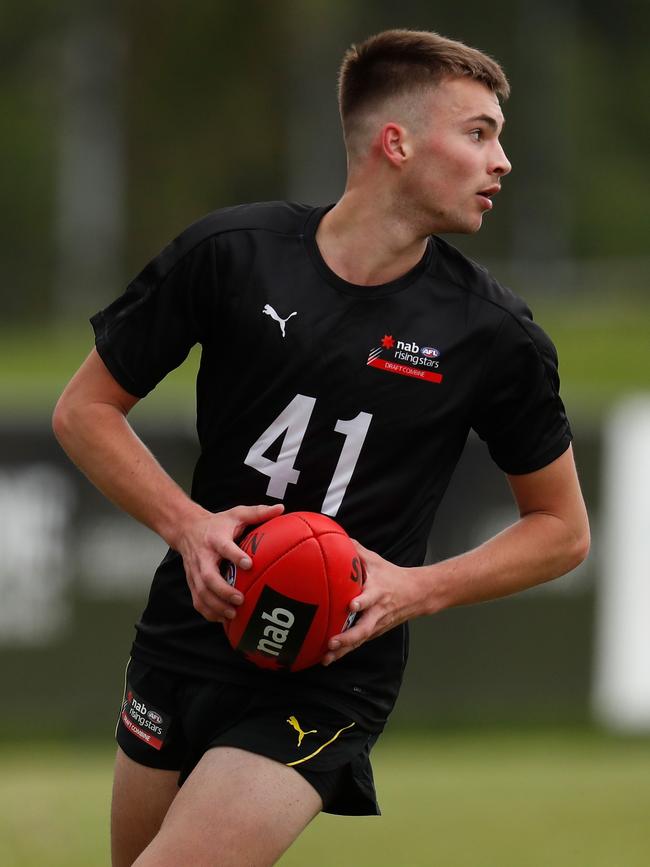 Darcy Wilmot in action. Picture: Michael Willson/AFL Photos via Getty Images