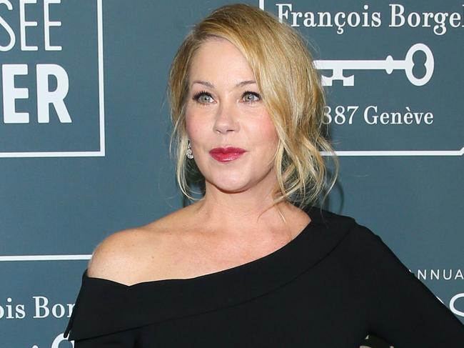 US actress Christina Applegate arrives for the 25th Annual Critics' Choice Awards at Barker Hangar Santa Monica airport on January 12, 2020 in Santa Monica, California. (Photo by Jean-Baptiste LACROIX / AFP)