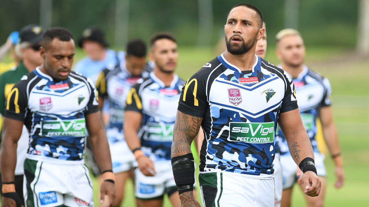 Ipswich Jets player Tyson Lofipo is a major threat for the Townsville Blackhawks in Saturday’s Intrust Super Cup opener at the North Ipswich Reserve.