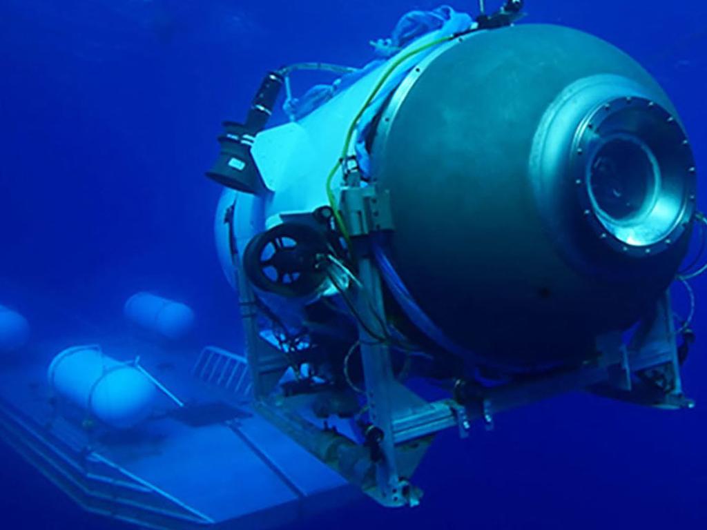 Harding was one of five passengers on the Titan submersible when it likely imploded underwater, killing all on board. Picture: OceanGate Expeditions/AFP