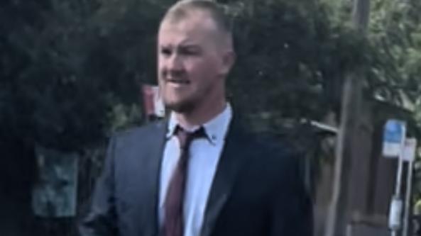 Rory Simms leaves Penrith Local Court