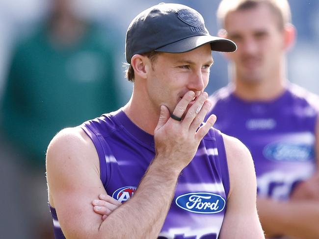 Jed Bews had been on the outer. Picture: Michael Willson/AFL Photos via Getty Images