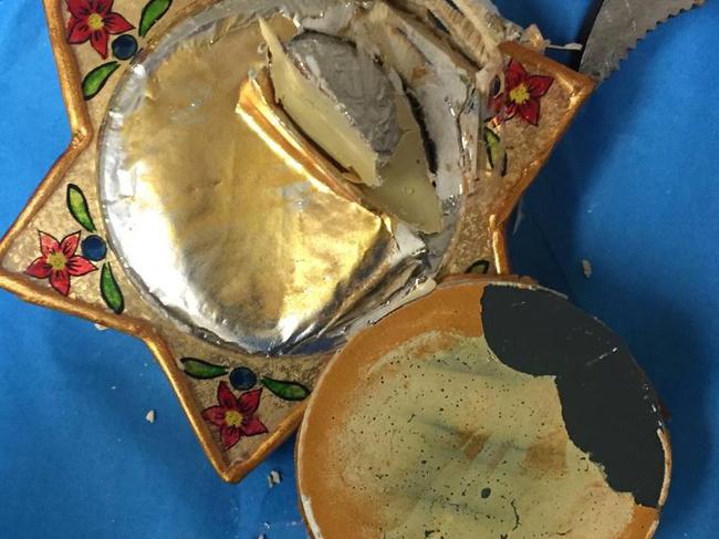 The consignment containing wooden ornaments arrived in Sydney from Peru in December 2018. Picture: NSW Police