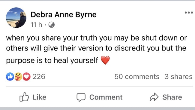 Debra Byrne slammed her Young Talent Time co-stars in a series of scathing Facebook posts which have now been deleted.