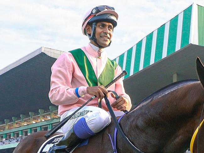 Champion Indian jockey Suraj Narredu