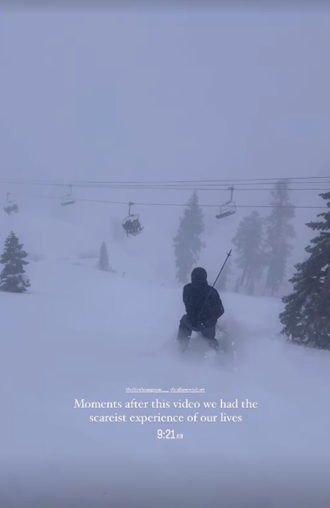 Hannah said moments before this footage was taken, the trio had the most scariest experience of their lives. Picture: Instagram/sannahsugerwoman