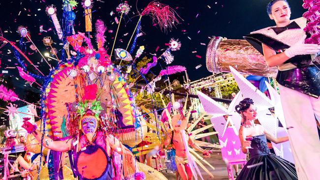 Many of the biggest Mardi Gras floats begin their life in a warehouse in Sydney’s inner west. Jeffrey Feng Photography.