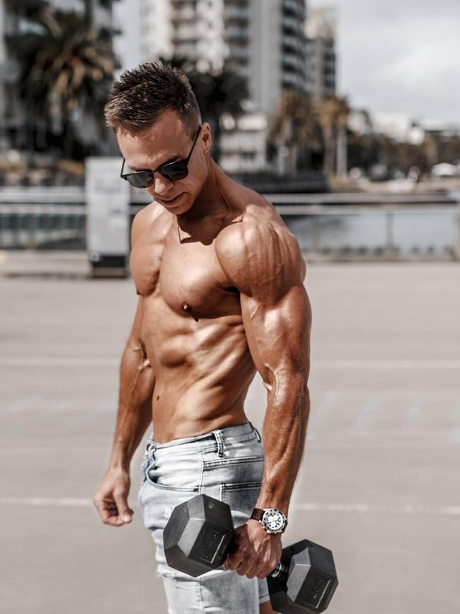 Barwon Heads bodybuilder Joel Thorsen (JT). Picture: Supplied