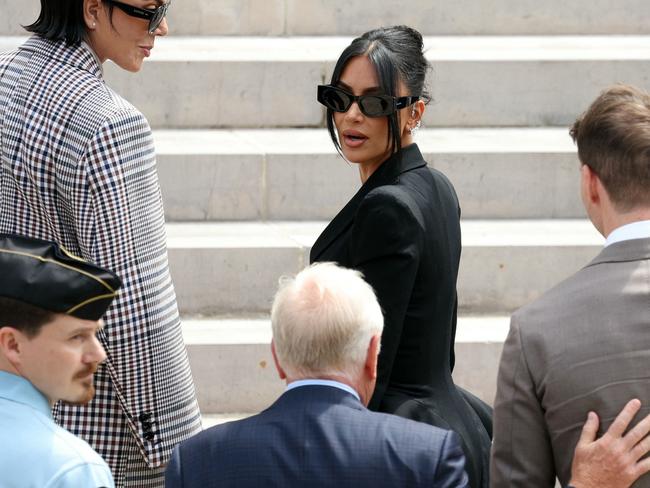 Kim Kardashian arrives at the Assize Court for the trial. Picture: Alain Jocard/AFP