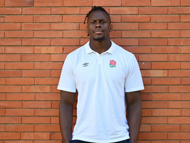 PARIS, FRANCE - OCTOBER 19: Maro Itoje of England poses for a portrait following a training session at Institut National du Sport on October 19, 2023 in Paris, France.  (Photo by Dan Mullan/Getty Images)