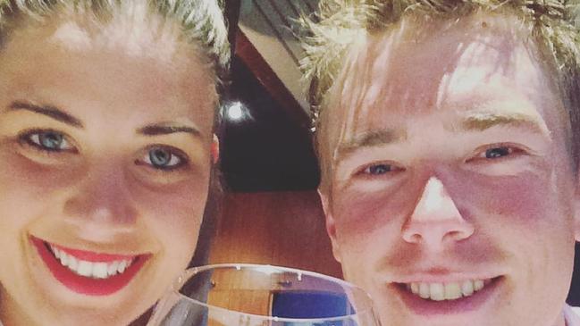 Rohan Dennis and Melissa Hoskins from their social media accounts .