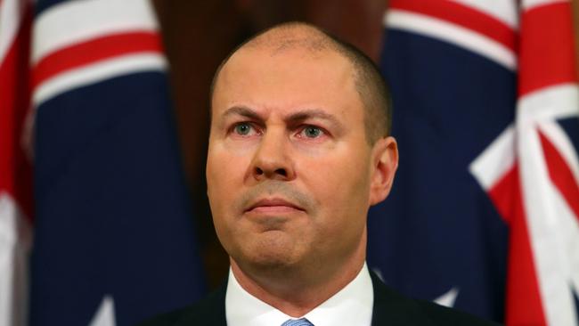 Federal treasurer Josh Frydenberg. Picture: Aaron Francis