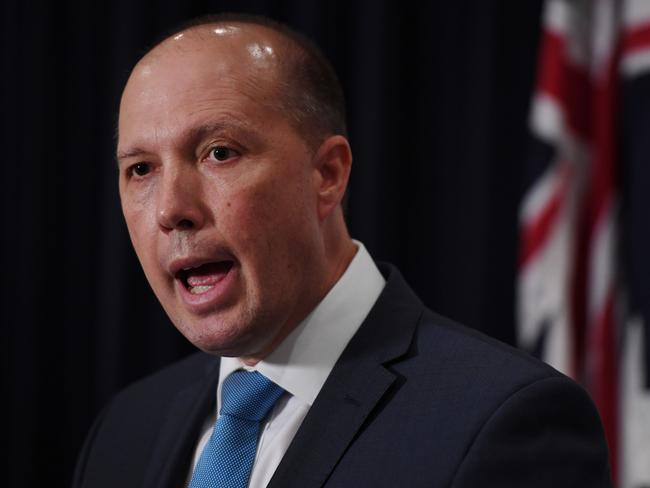 Minister for Immigration and Border Protection Peter Dutton. Picture: AAP