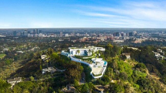 A bankruptcy judge approved Saghian’s winning bid for the largest mansion in Los Angeles. Picture: Joe Bryant/New York Post