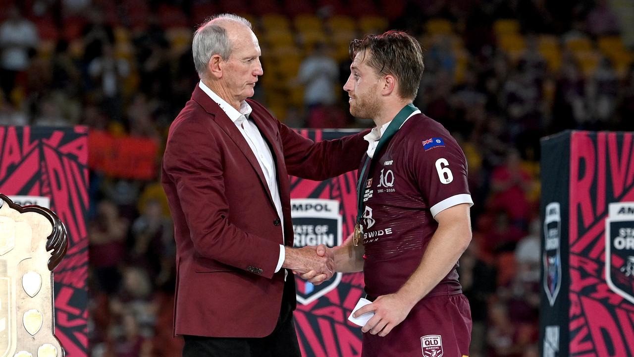 Cameron Munster and Wayne Bennett have cleared the air. (Photo by Bradley Kanaris/Getty Images)