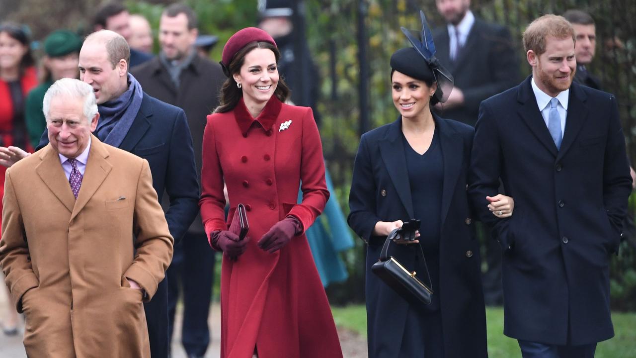 The royals on Christmas Day last year. Picture: Paul Ellis/AFP