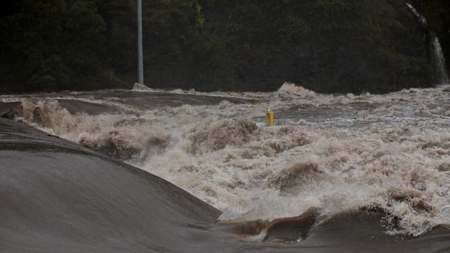 Parramatta River flooding. Picture: Adam Yip