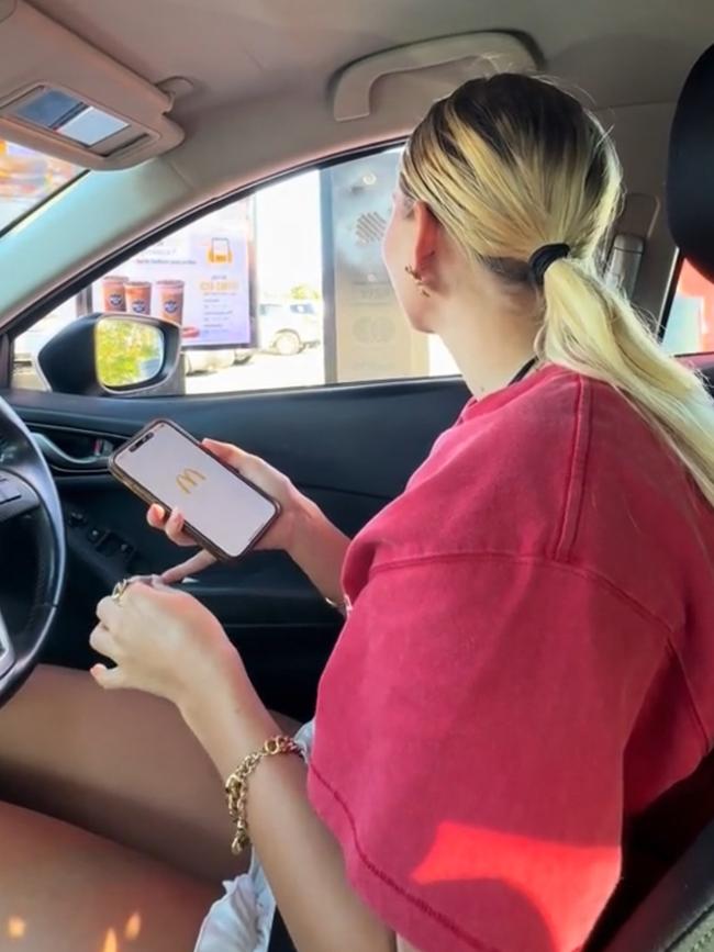 Some customers were disappointed when they went to the fast-food outlet to order a matcha and were told it wasn’t available. Picture: TikTok/@jaggerandstone