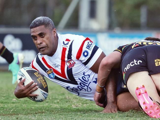 Michael Jennings in action for the Roosters. Picture: Sam Ruttyn