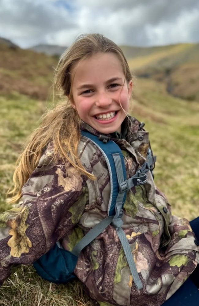 A sweet new photo of Princess Charlotte has been released to celebrate her 10th birthday. Picture: The Princess of Wales