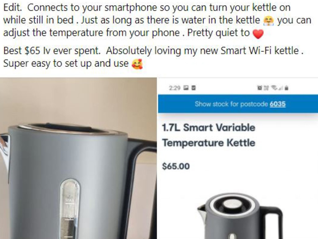 Travel kettle kmart sale