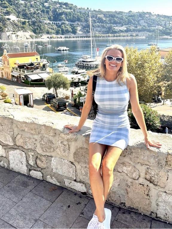 Annika Martyn on holiday in the south of France. Picture: Instagram