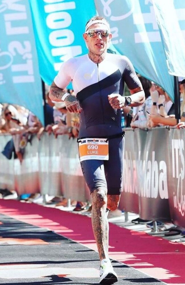 Luke Lythgoe, 36, is a former triathlete.