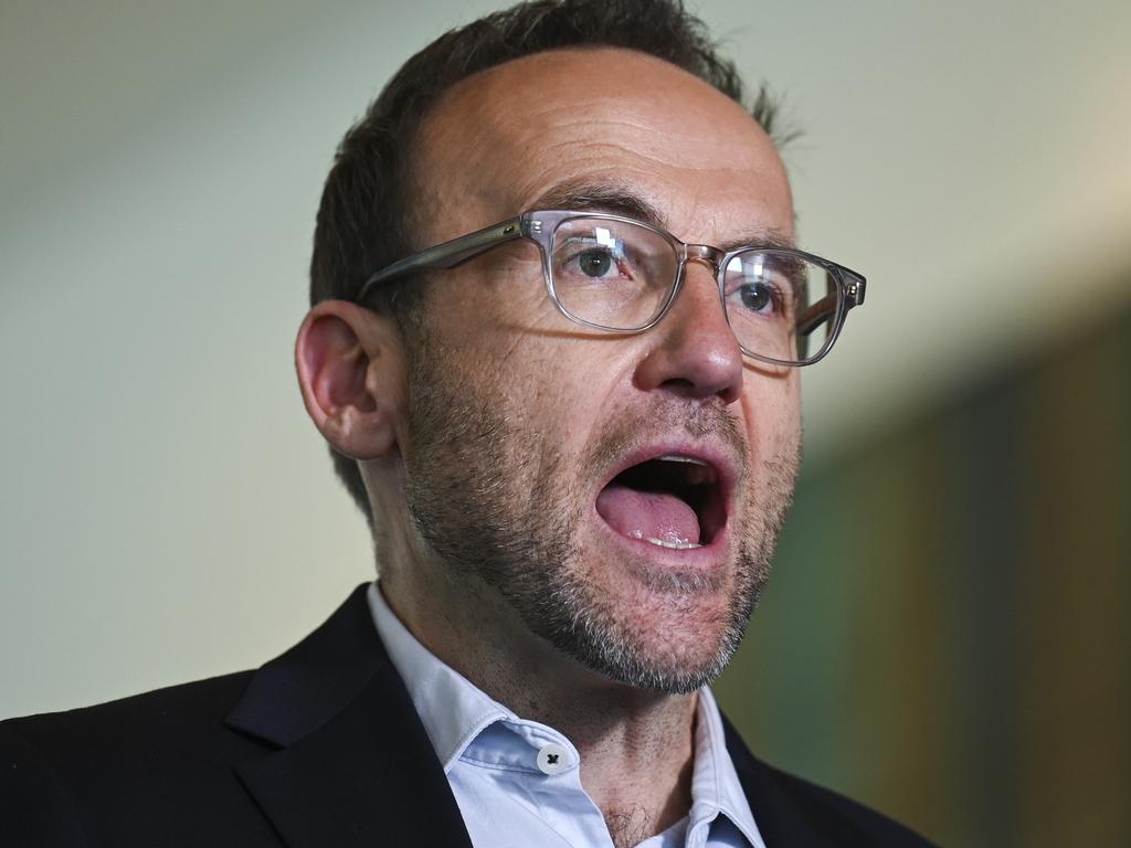 Leader of the Australian Greens Adam Bandt. Picture: NCA NewsWire / Martin Ollman