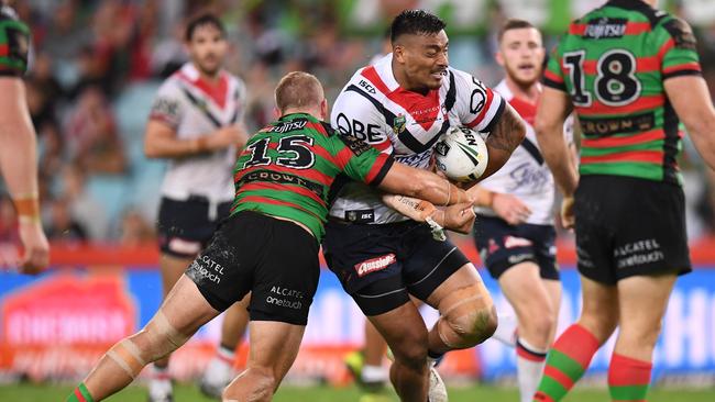 Abraham Papalii was left out of the Roosters side following his debut.