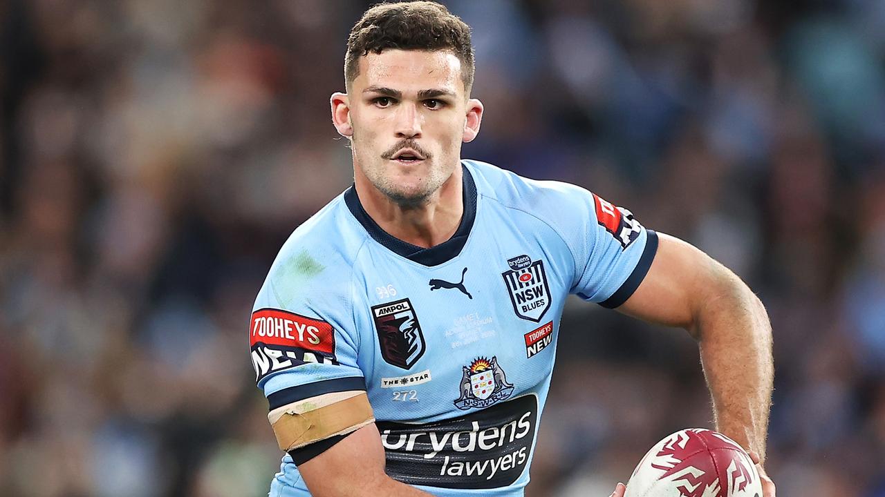 Nathan Cleary of the Blues. Getty Images