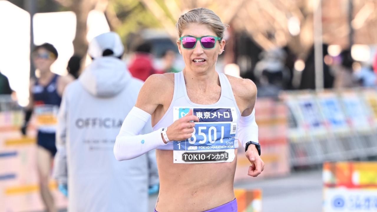 Tennille Ellis is gearing up for the Toowoomba Marathon on May 5 after finishing in the top 20 at the 2024 Tokyo Marathon. Picture: Tennille Ellis at the Tokyo Marathon.