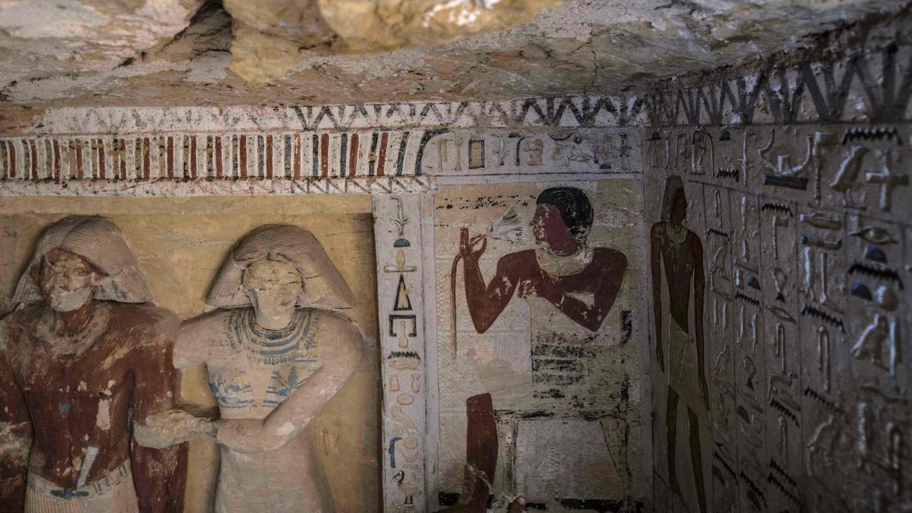 Egypt has been keen to promote new archaeological finds since tourist numbers dwindled after the 2011 uprising. Picture: Khaled Desouki / AFP.