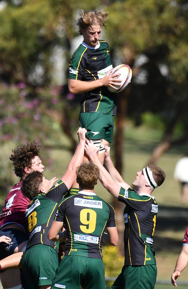 Queensland Colts 1 club rugby action between Wests and UQ Saturday June 17, 2023. Picture, John Gass