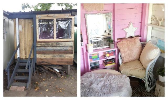 'I turned my kids' cubby house into my own private retreat and it's heaven'
