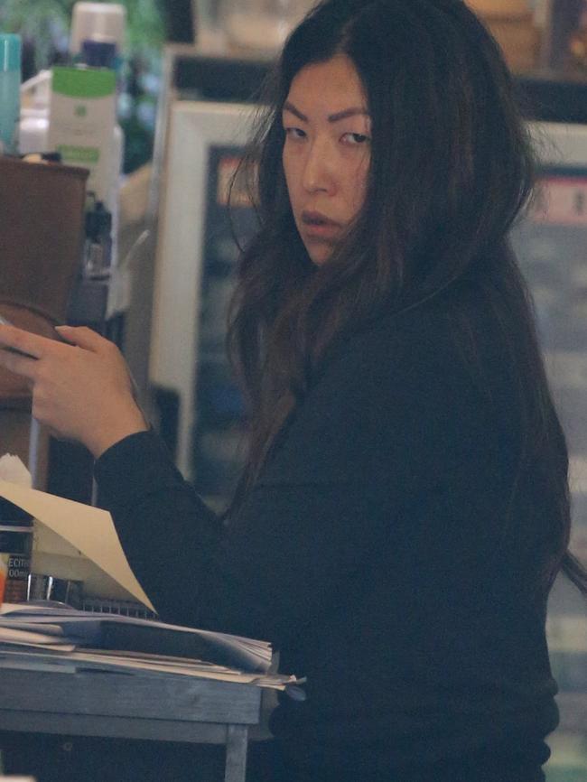 Pharmacist Katherine Gong refused to comment today. Picture: John Grainger