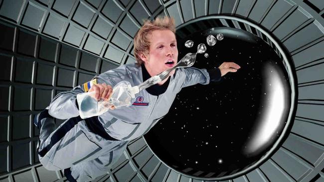 In space, no one can hear you hydrate. Picture via Getty Images