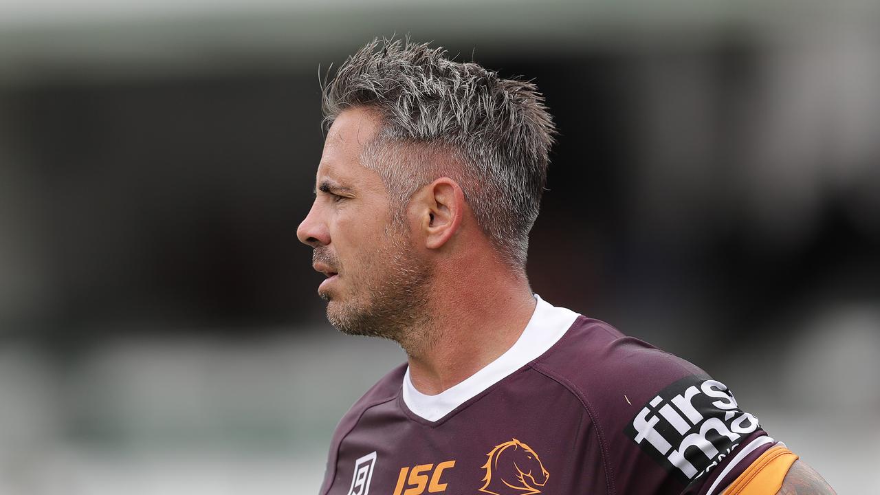 Former player Corey Parker made his NRL return for the Broncos but only saw limited time. Picture: Getty Images.