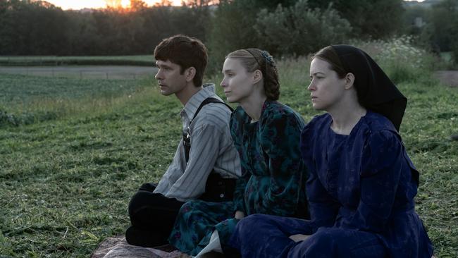 Ben Whishaw stars as August, Rooney Mara as Ona and Claire Foy as Salome. Picture: Michael Gibson