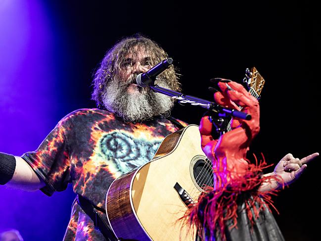 Jack Black of Tenacious D performs at PNC Music Pavilion in September 2023 in Charlotte, North Carolina. Picture: Getty