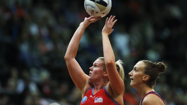 Swifts Caitlin Thwaites during ANZ Championships netball elimination final.