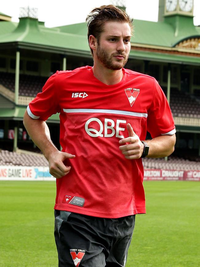 Alex Johnson is a popular figure at Sydney. Picture: Gregg Porteous