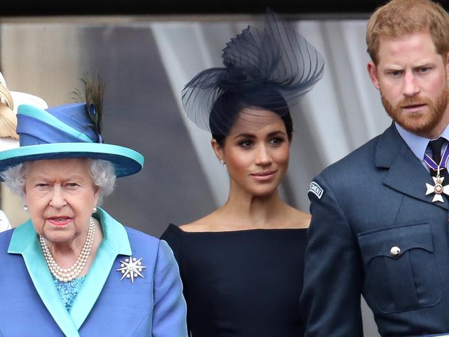 Prince Harry and Meghan Markle continue to use their royal connections despite wanting out. Picture: Getty Images