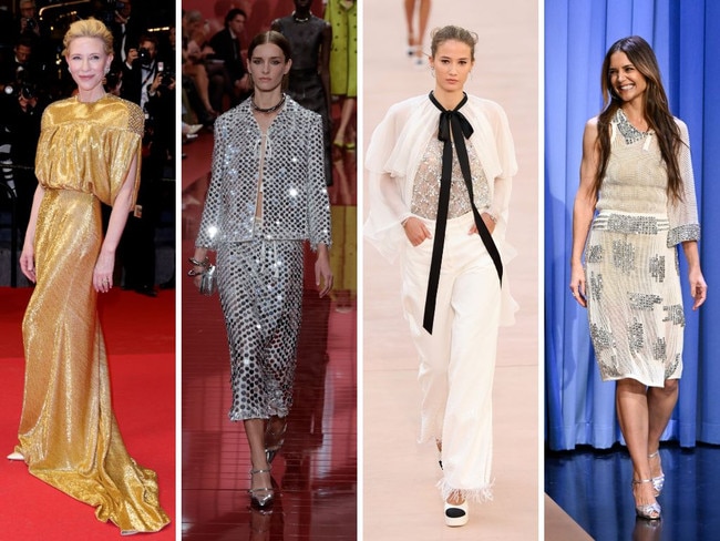 Cate Blanchett sparkles at Cannes; looks from Gucci and Chanel, spring-summer 2025; Katie Holmes in Christopher Esber