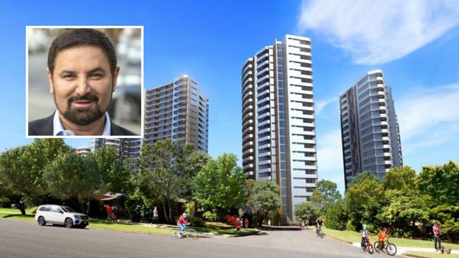 Sydney property development Jean Nassif places several of his companies into receivership. Picture: Supplied