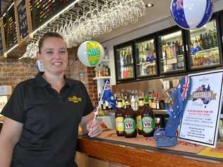 AUSSIE SPIRIT: The Queens Arms manager Tracy Campbell is excited for their Australia Day party. Picture: Molly Hancock